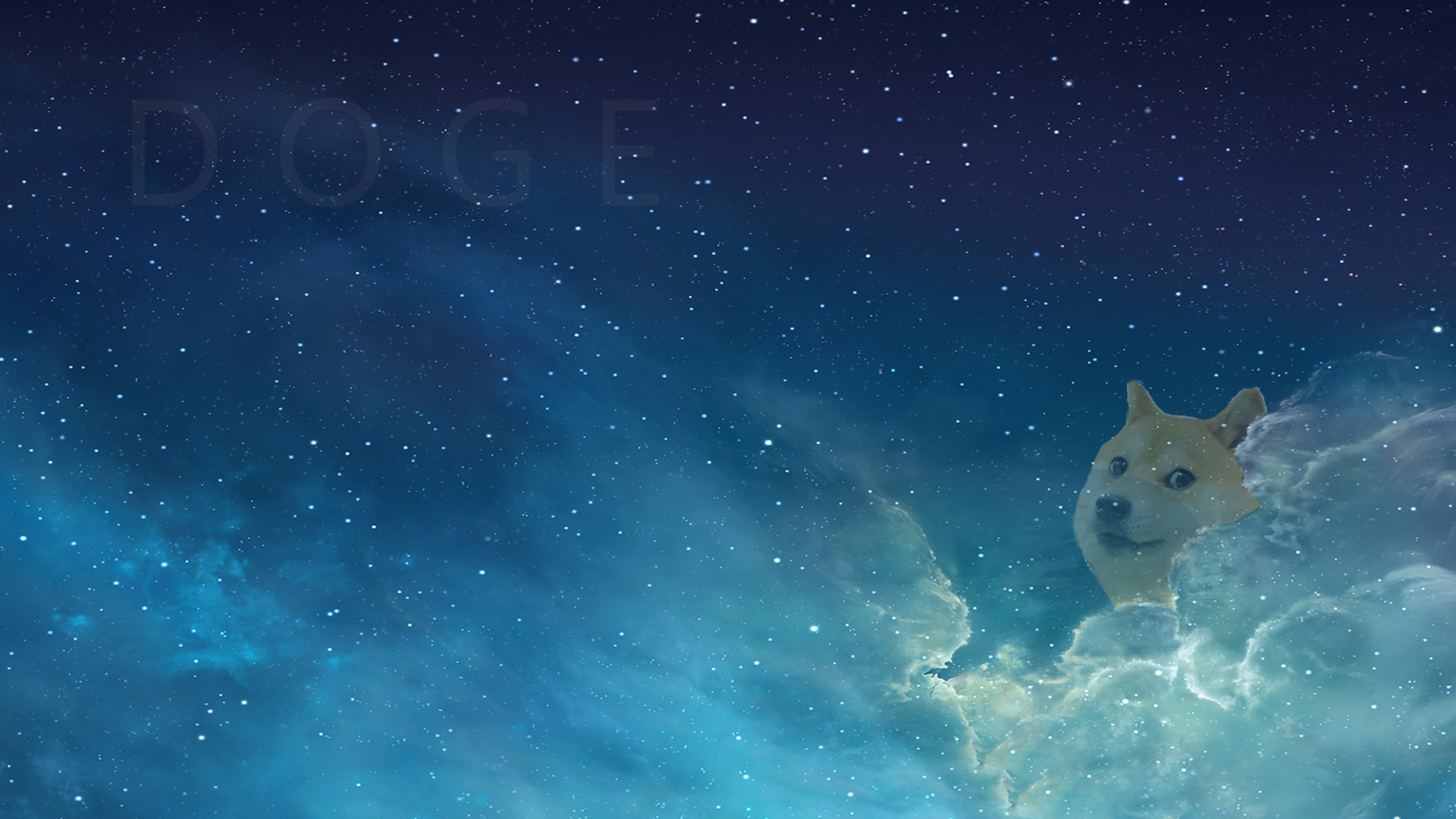 Doge In The Sky Wallpaper
