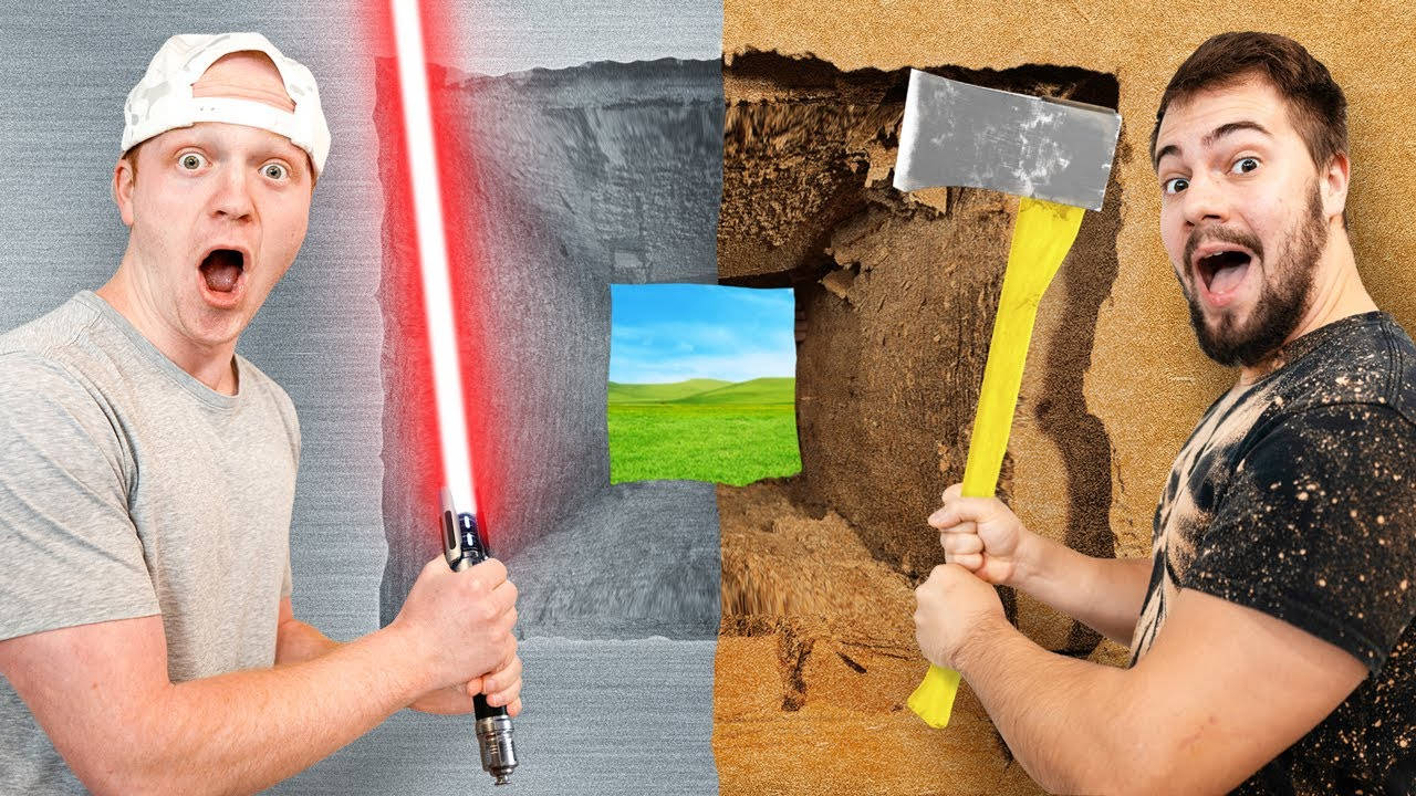 R Unspeakable Escaping Steel And Cardboard Wallpaper