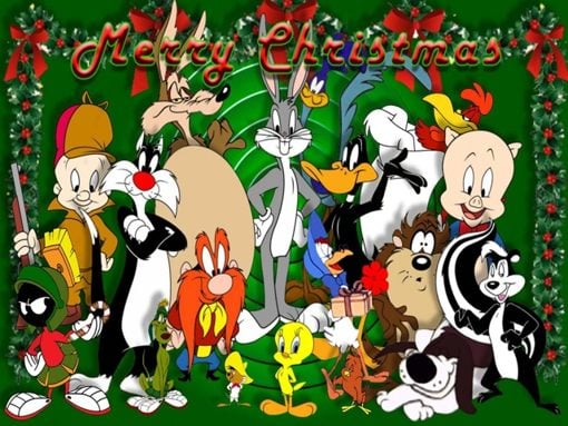 the looney tunes gang christmas wallpaper 510x383