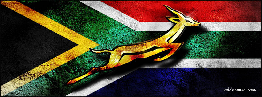 Gazelle On The South African Flag Covers