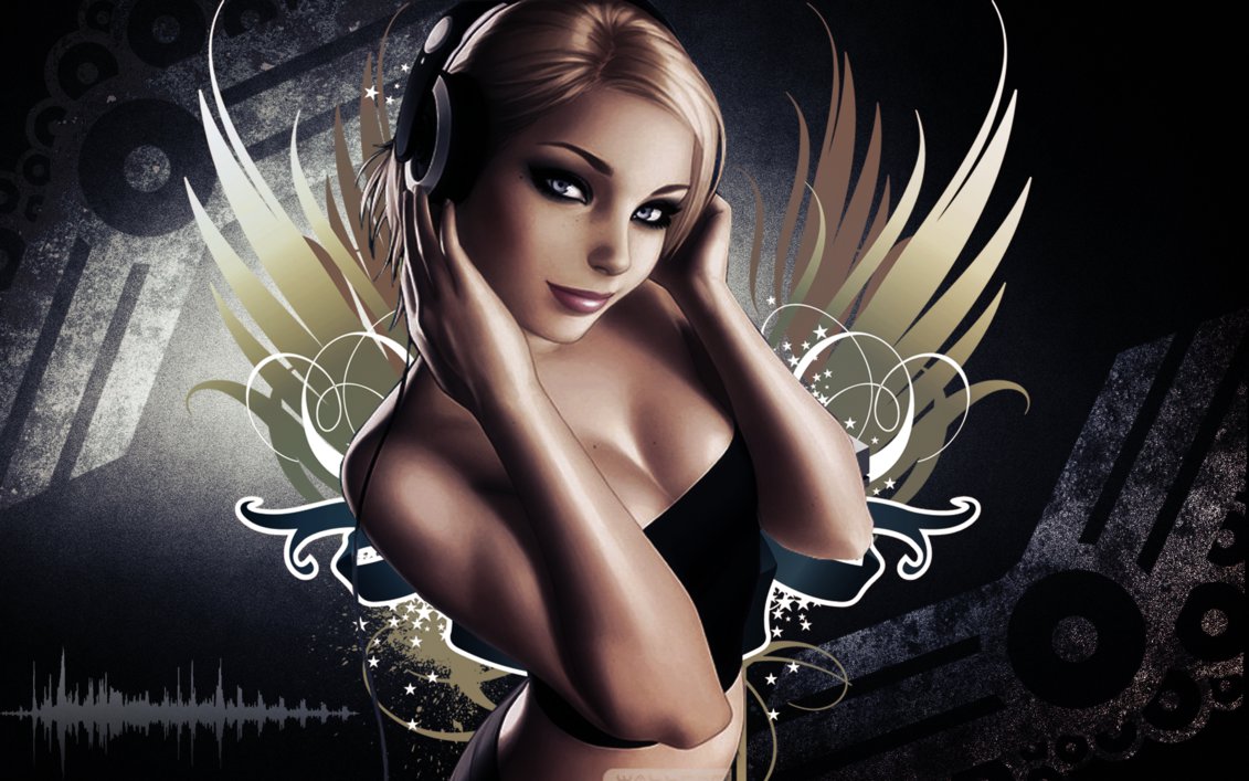 Music Girl Wallpaper By Gameriuxlt