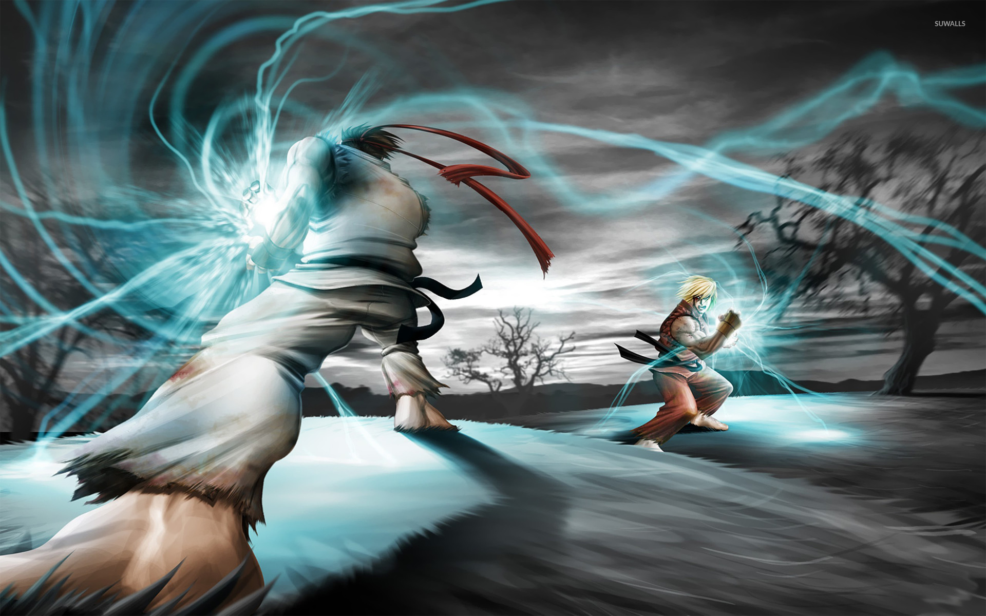 Ryu And Ken Street Fighter Wallpaper Game