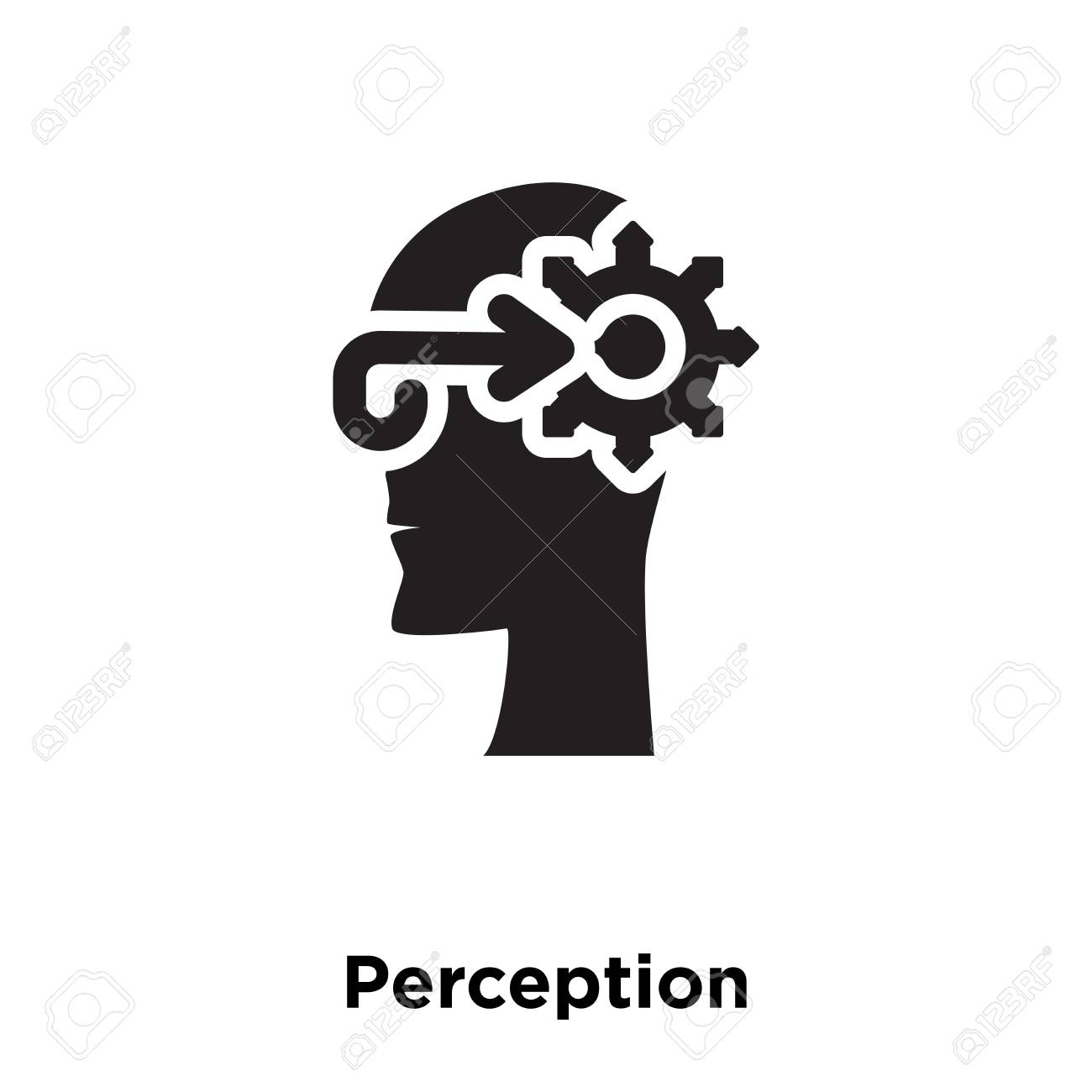 Perception Icon Vector Isolated On White Background Logo Concept