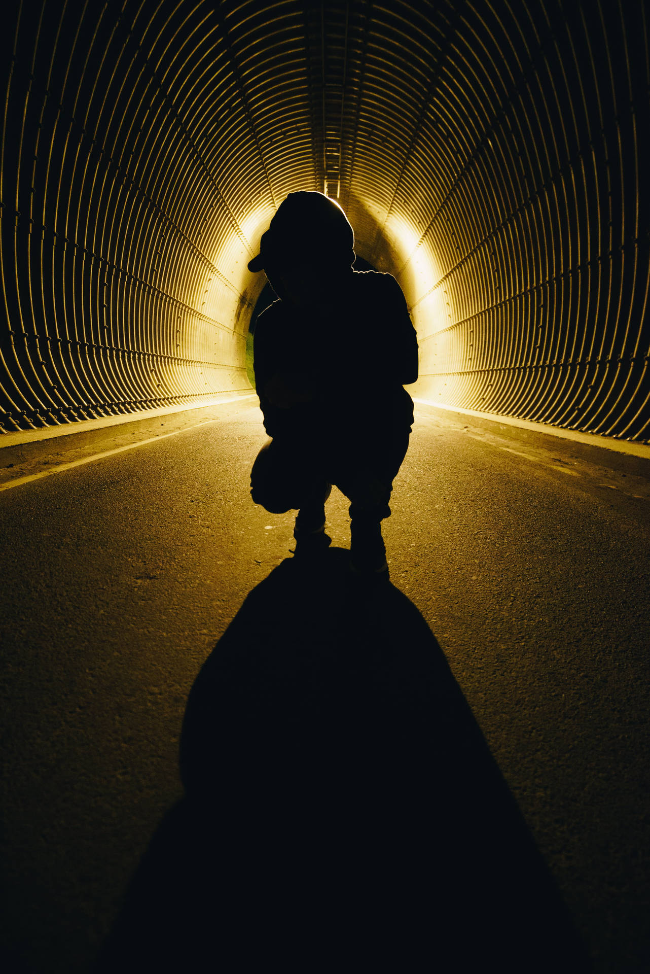 Boy Shadow Wallpaper