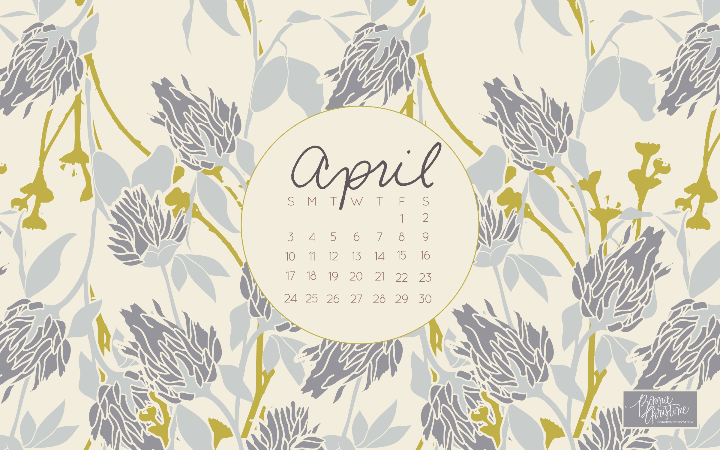 April Desktop Phone Background Going Home To Roost