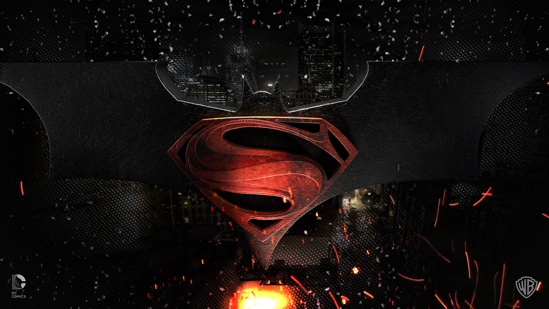Batman Vs Superman Logo Movies Wallpaper HD