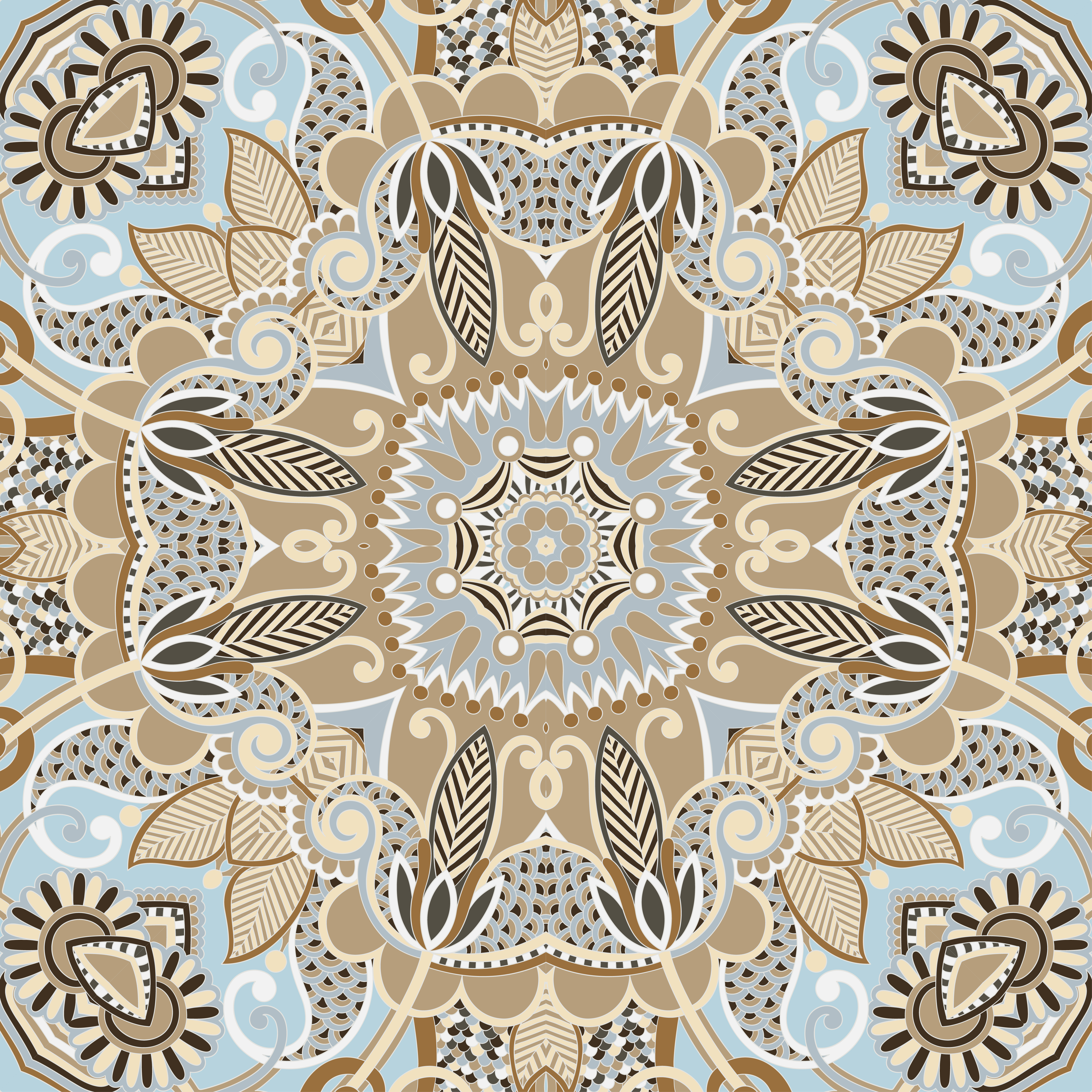 The Retro Classic Pattern Background Vector 4vector