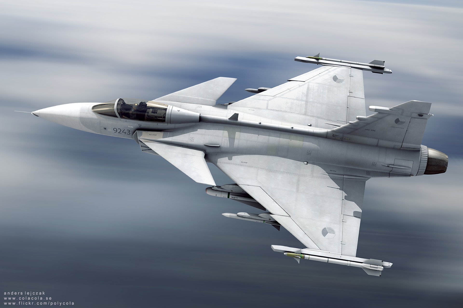 Saab Jas Gripen HD Wallpaper Background Image