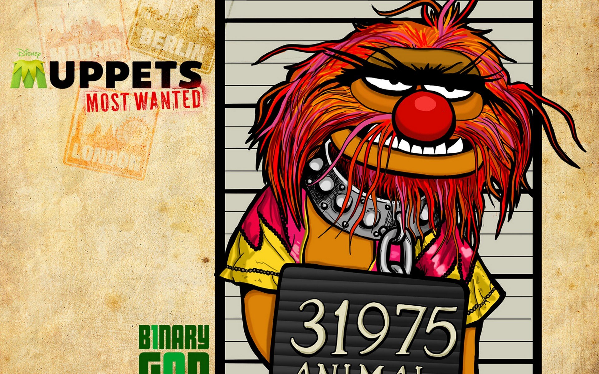 Muppets Most Wanted Adventure Edy Crime Puppet Family Disney Poster