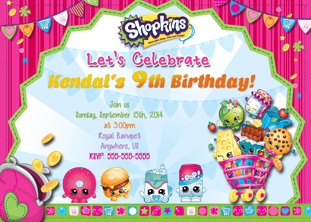 Shopkins Party BirtHDay Cakes Favors And