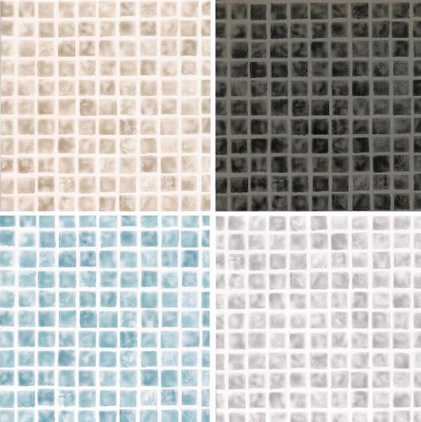 Decor Mosaic Square Painted Tile Effect Wallpaper Roll