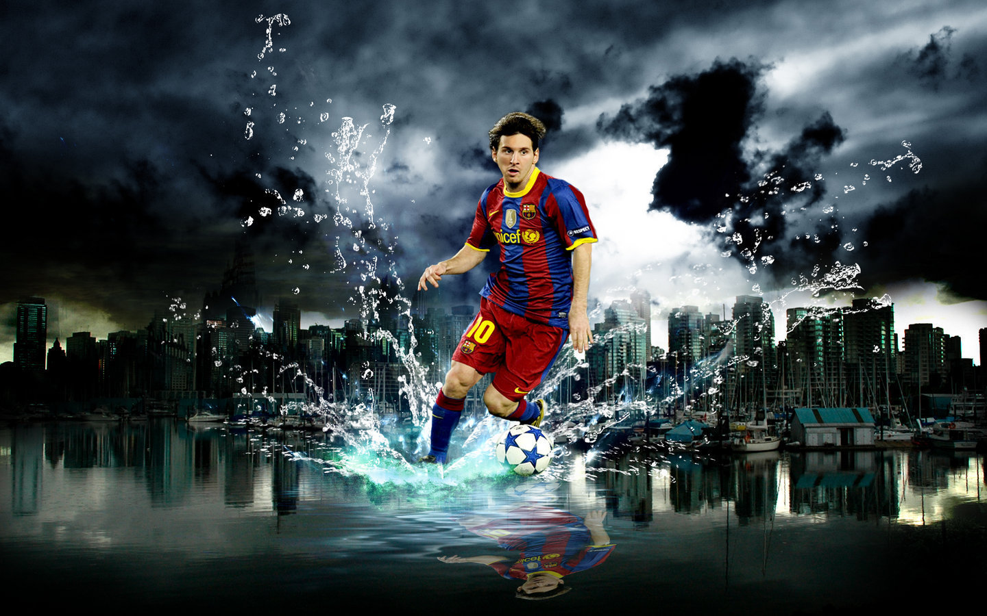 Lionel Messi FC Barcelona Wallpaper   Lionel Andres Messi Wallpaper