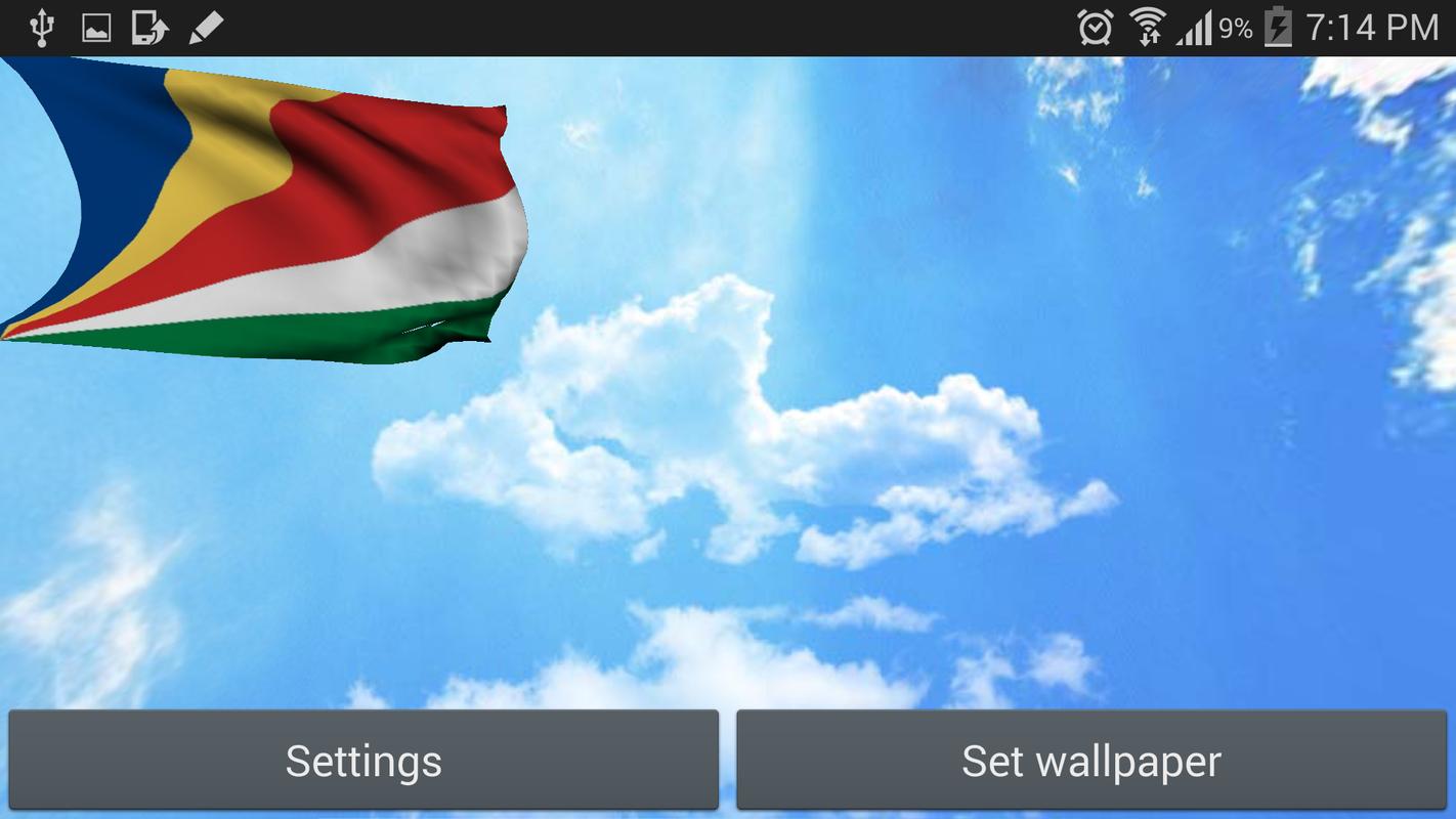 Seychelles Flag 3d Wallpaper For Android Apk
