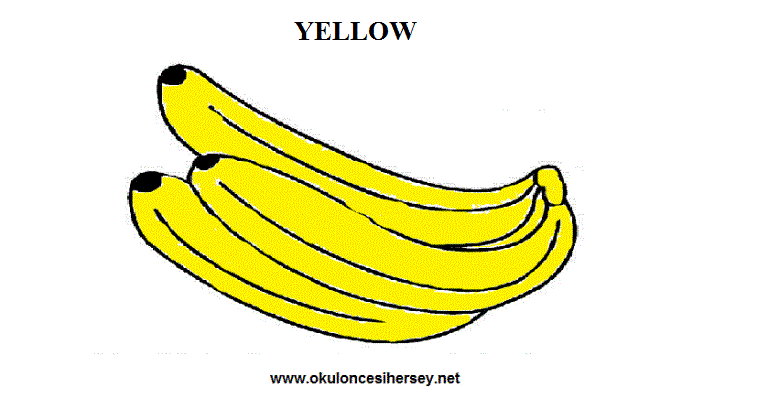 Yellow Objects For Preschool Words To And More