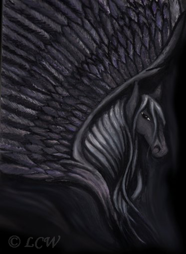 Pin Black Pegasus Wallpaper