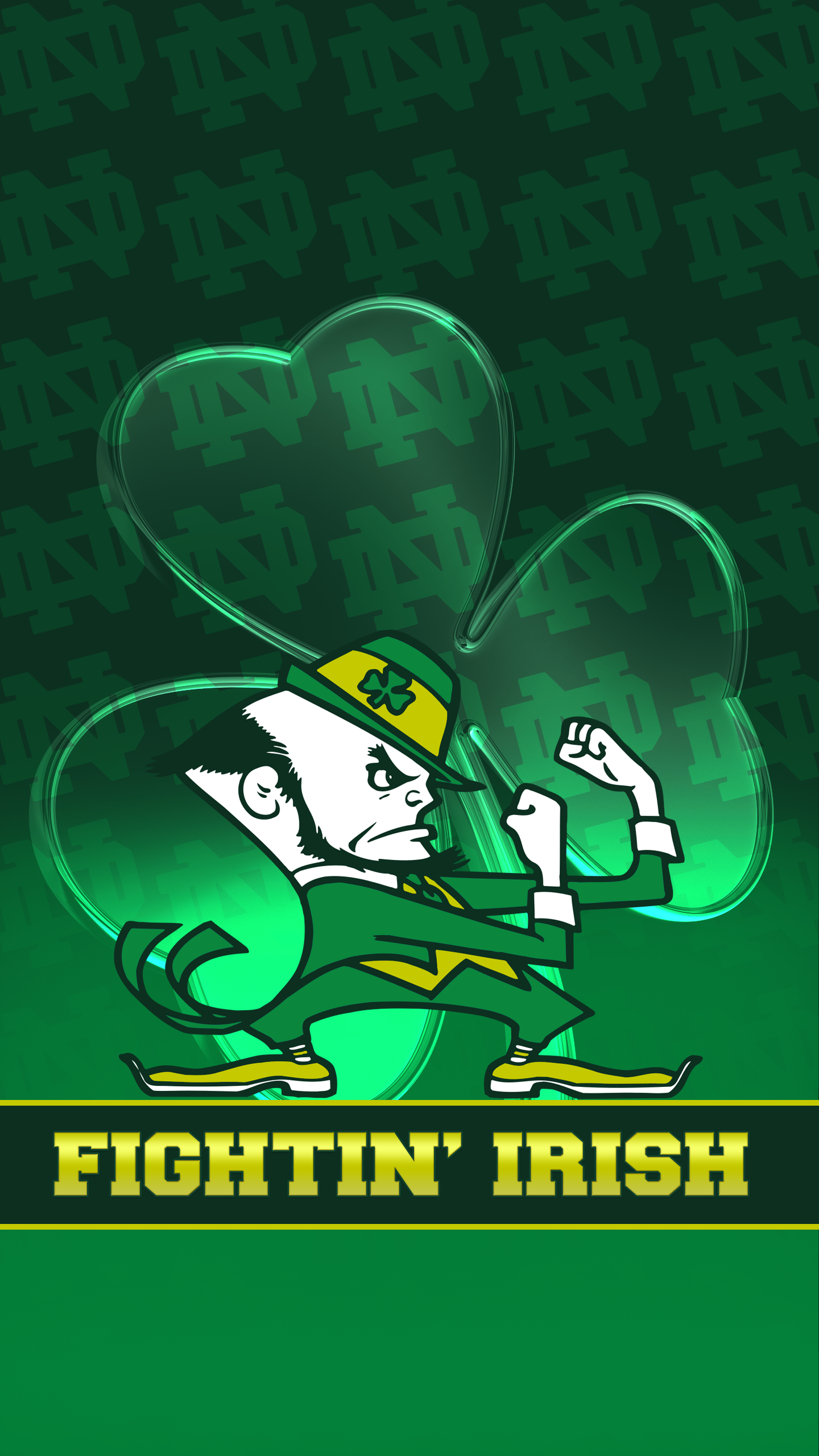 ND logo fighting irish football notre dame HD phone wallpaper  Peakpx
