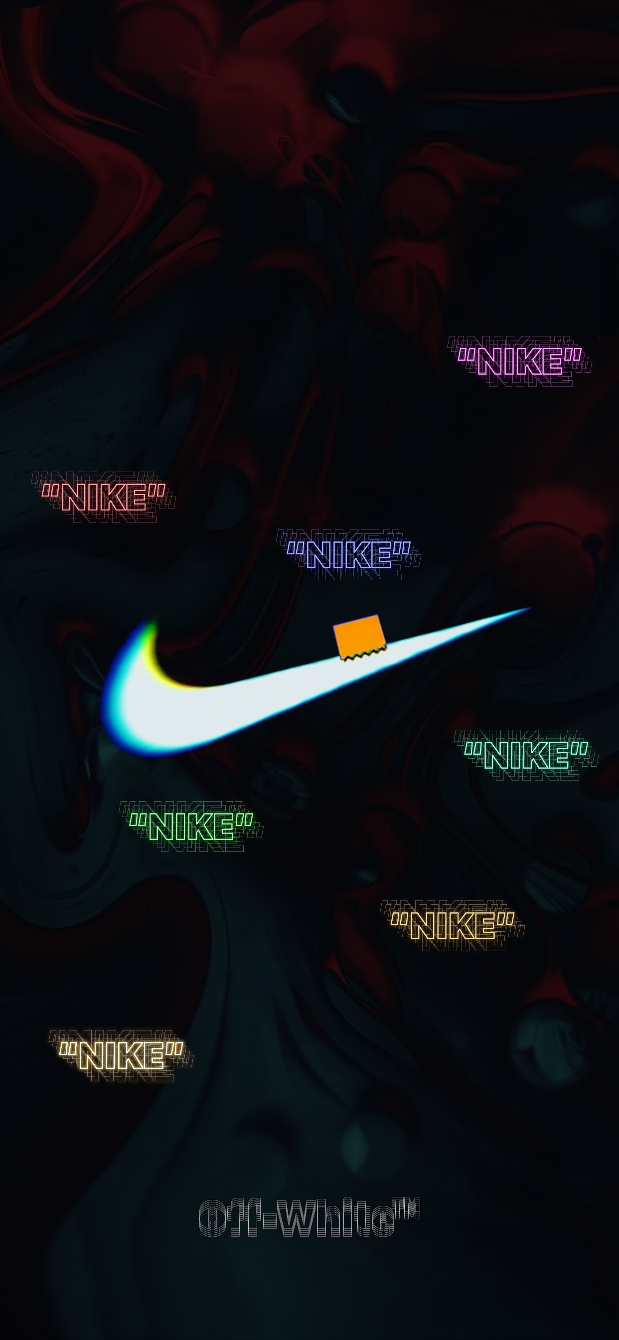 Nike X OffWhite Wallpaper Hypebeast iphone wallpaper Bape