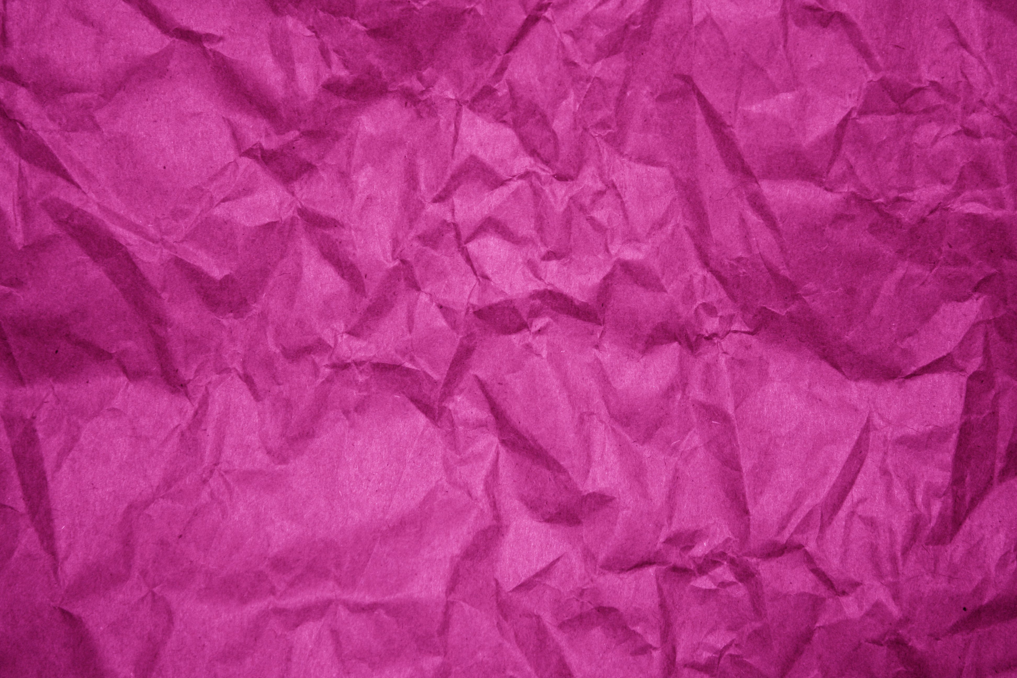 Crumpled Fuchsia Paper Texture Picture Photograph