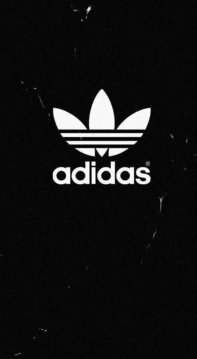 Black Adidas Logo Wallpaper Top