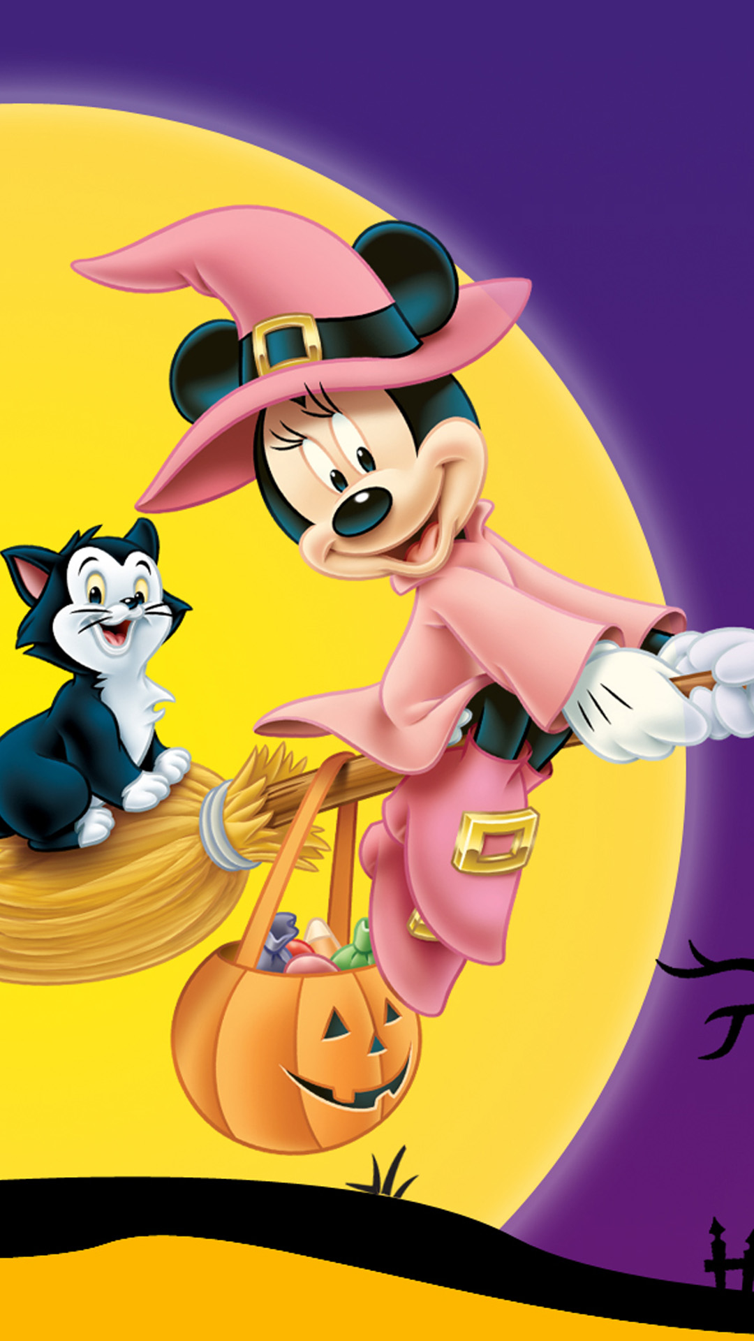 Disney Halloween iPhone Plus Wallpaper HD