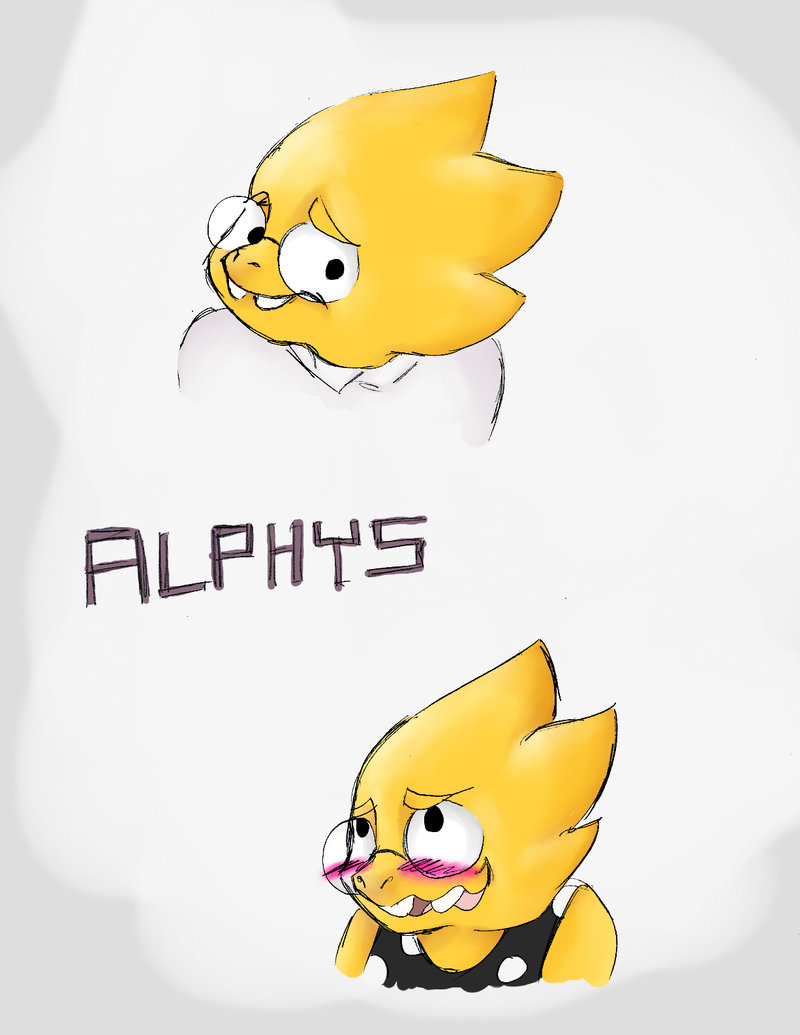 Alphys By Dynneekx