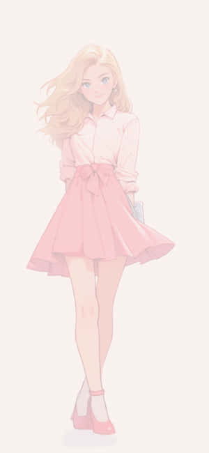 Preppy Girl Aesthetic Wallpaper