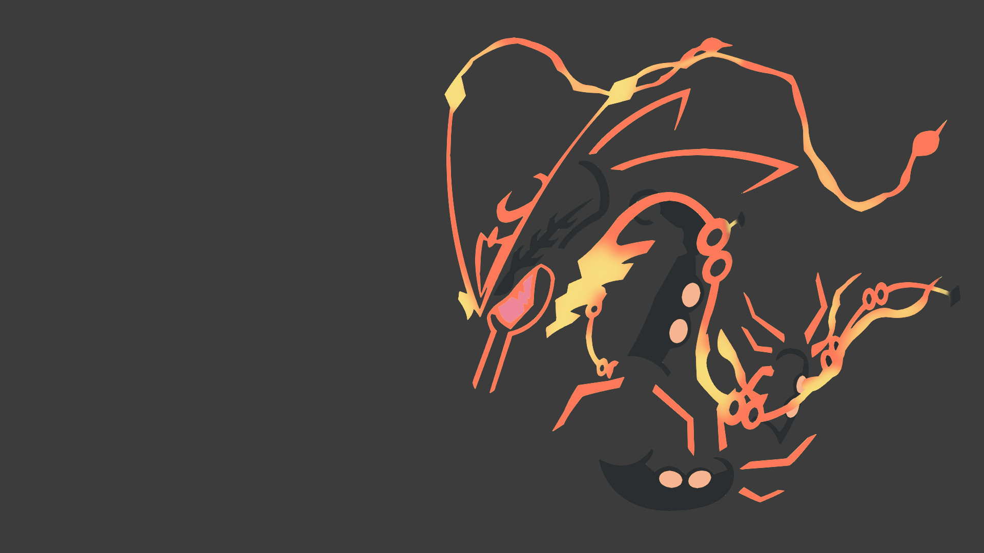 Free download Shiny Mega Rayquaza Black HD Png Download 800x600