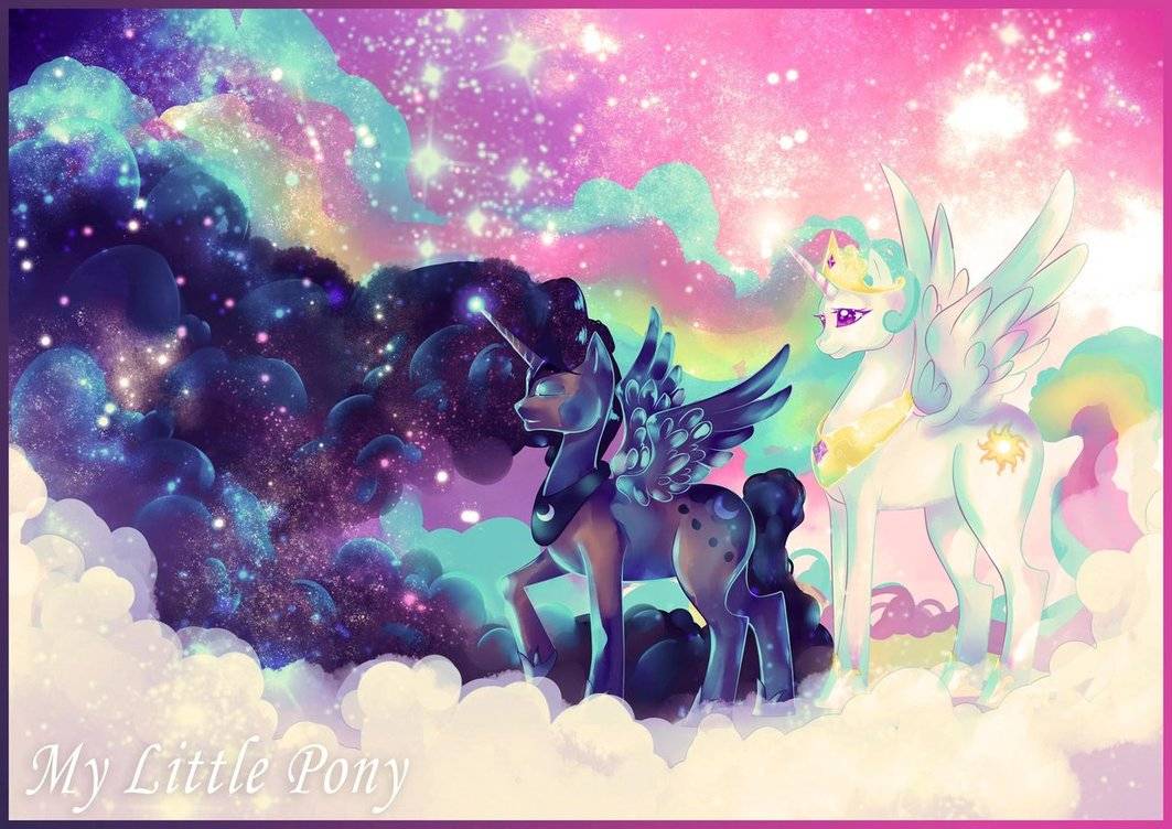 Luna And Celestia Wallpaper My Little Pony Friendship Is Magic