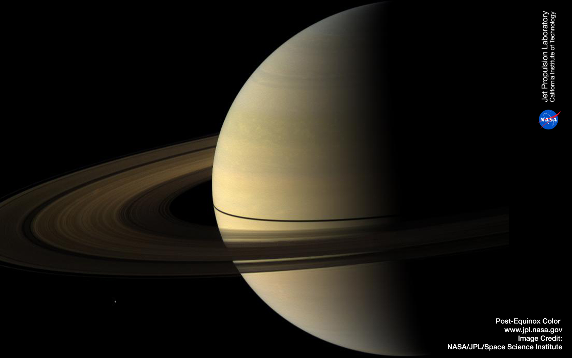Amazing Space Saturn Equinox Winter HD Wallpaper