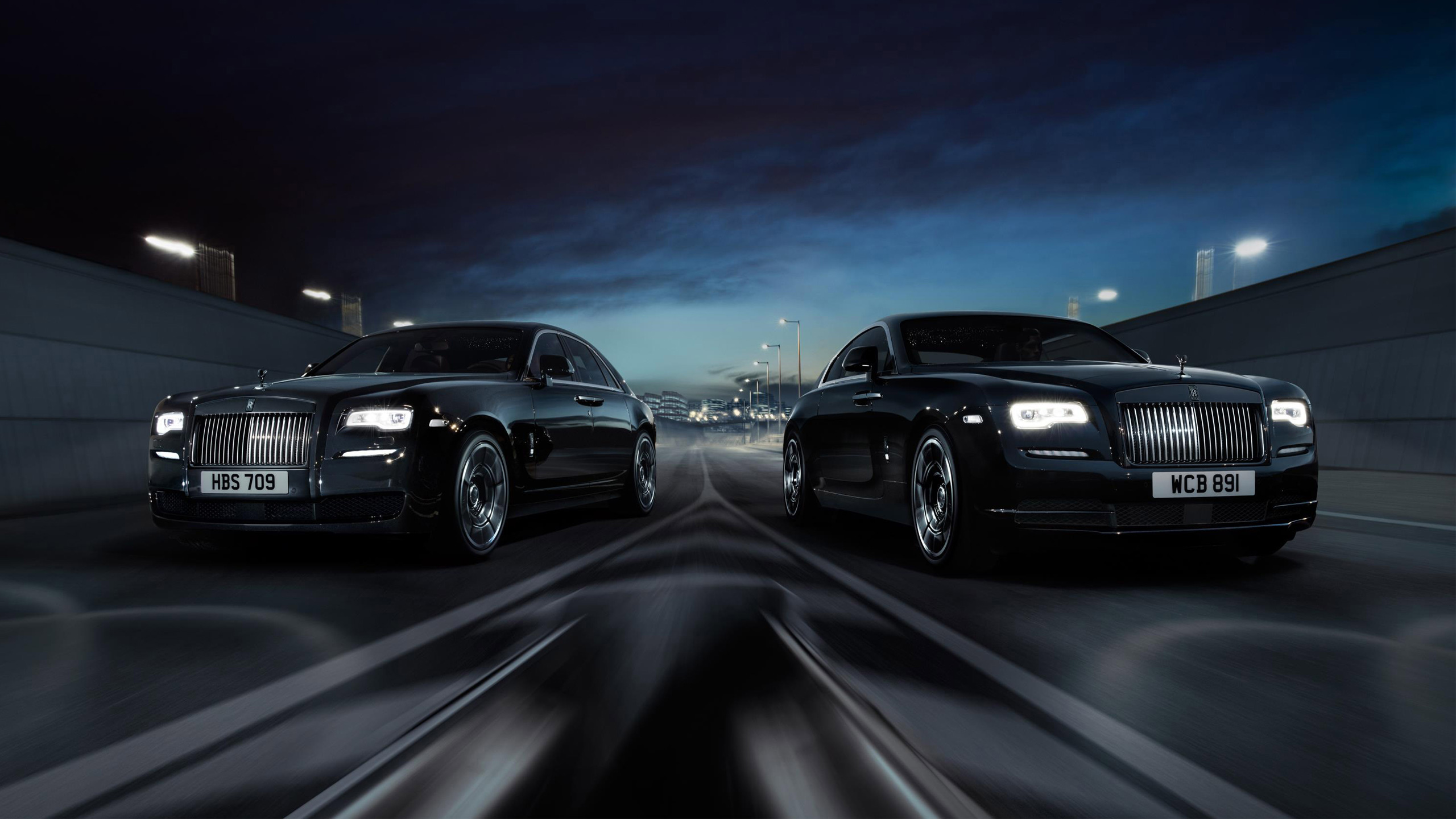 Rolls Royce Ghost Wraith Black Badge Wallpaper HD Car