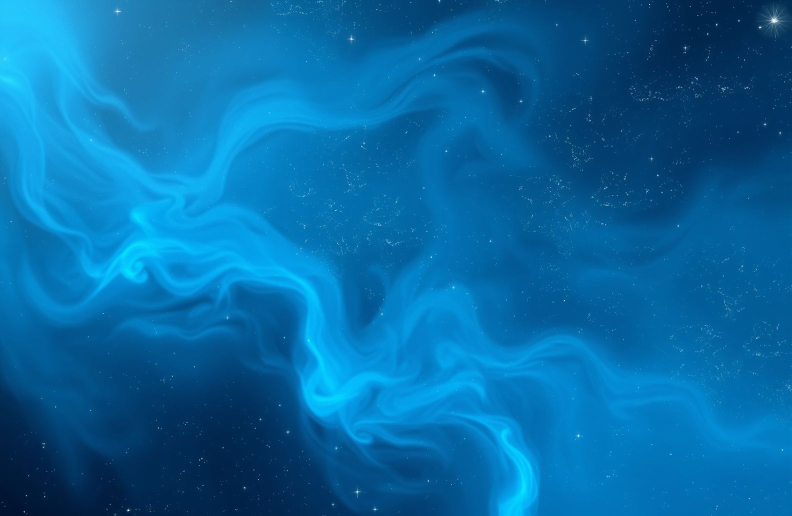 Blue Space Wallpaper