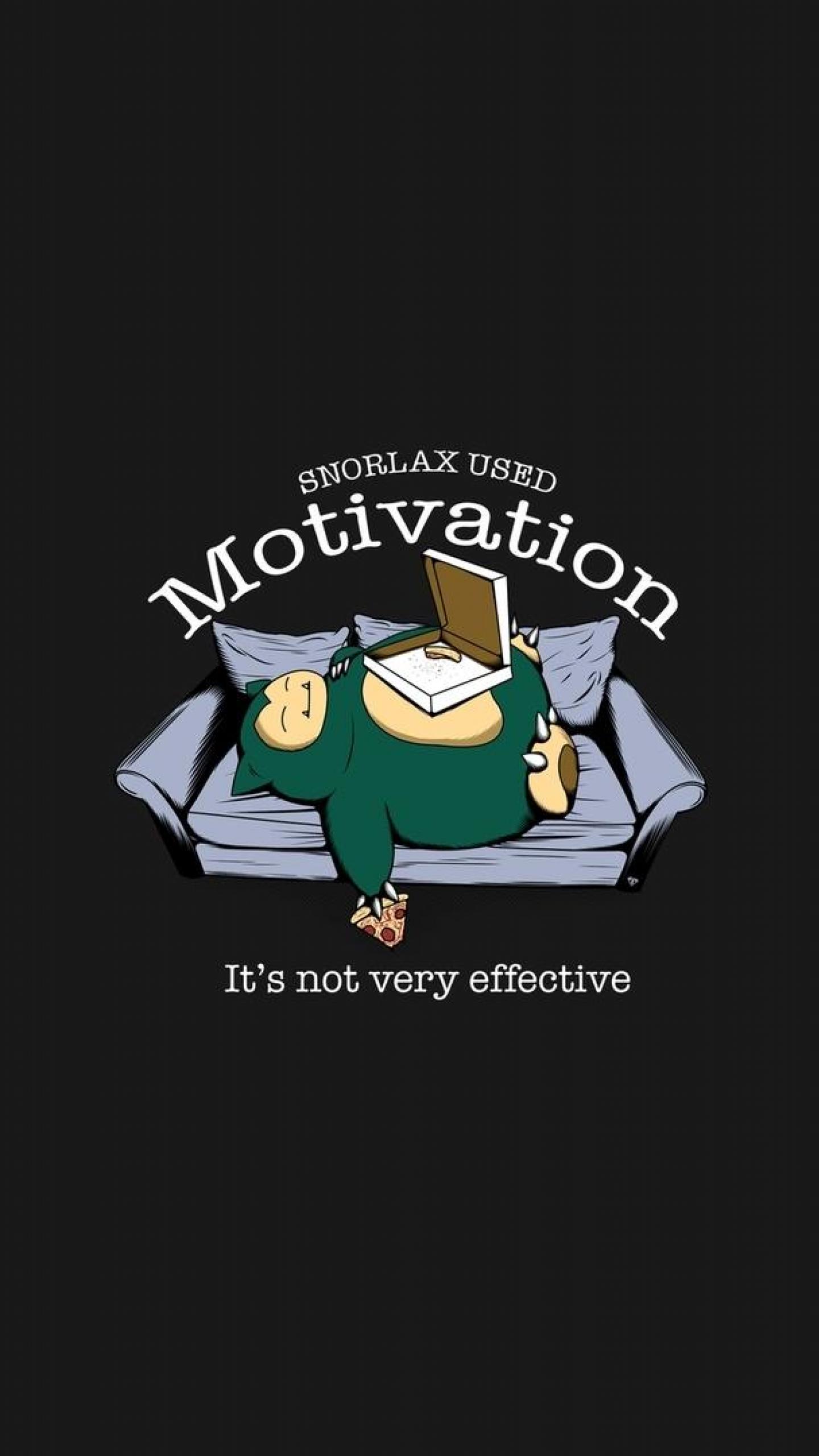 Pokemon Funny Snorlax Motivation HD