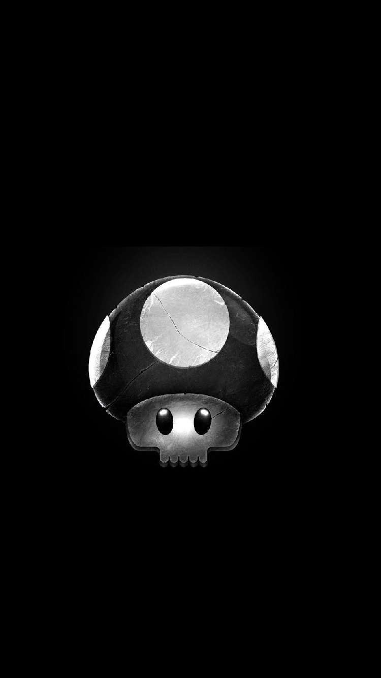 iPhone Wallpaper Mario mushroom in death   My HD Wallpapers 750x1334