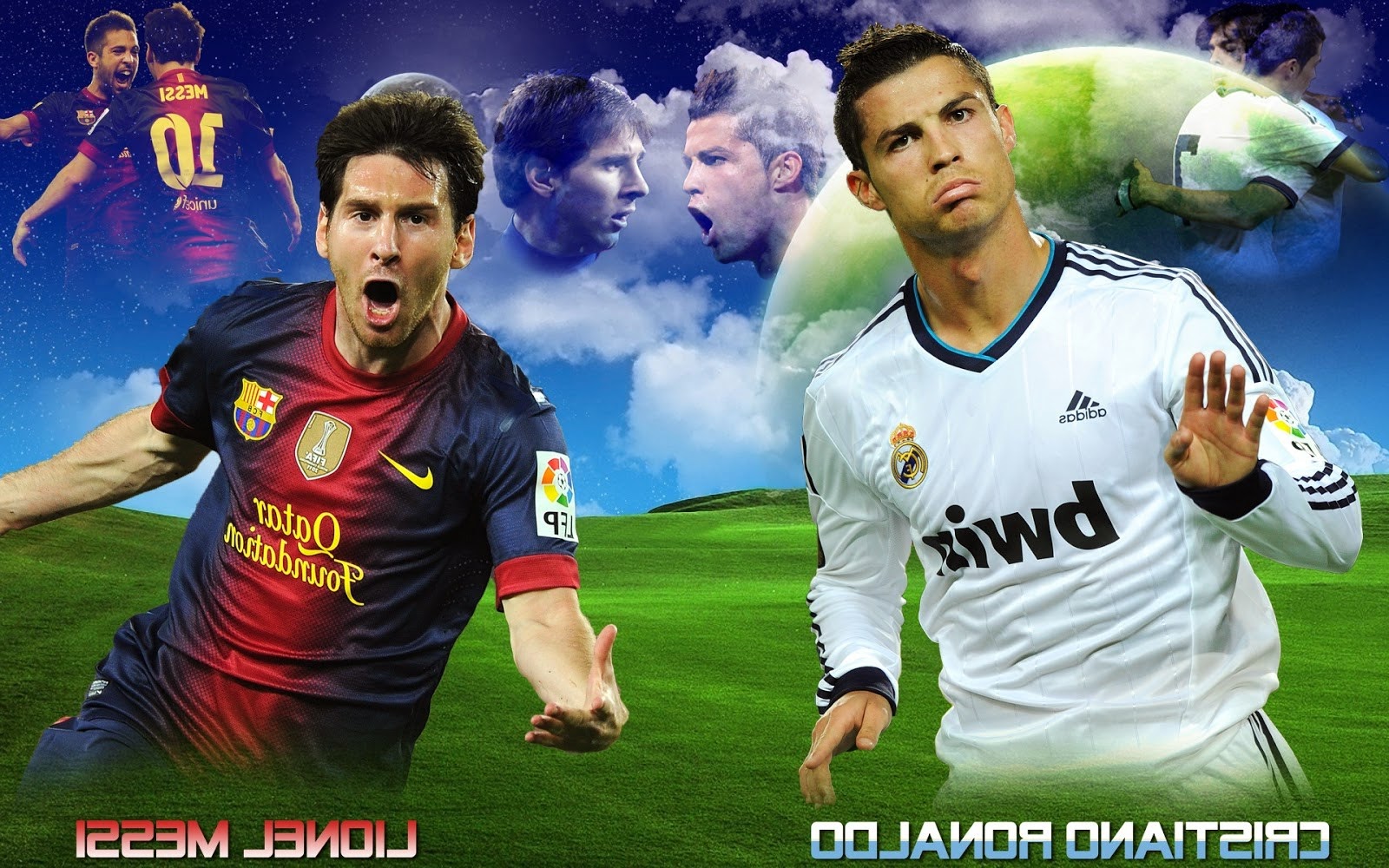 Ronaldo Vs Messi Wallpaper