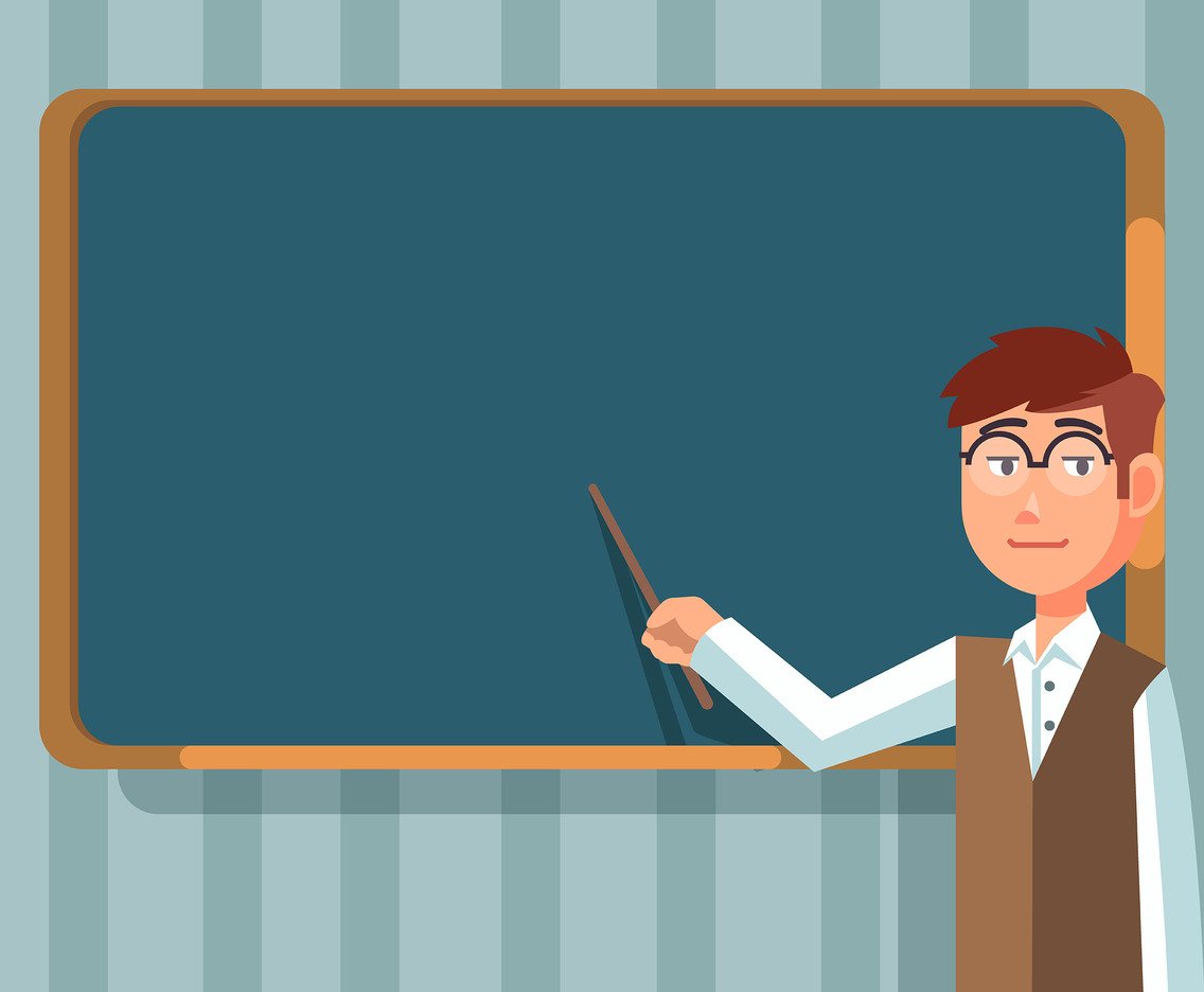 Education Background With Teacher Vector Art Graphics
