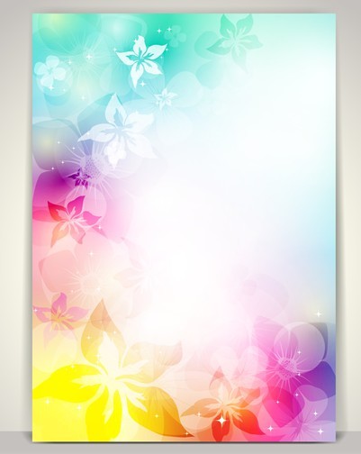 Beautiful Shining Floral Background Vector Titanui