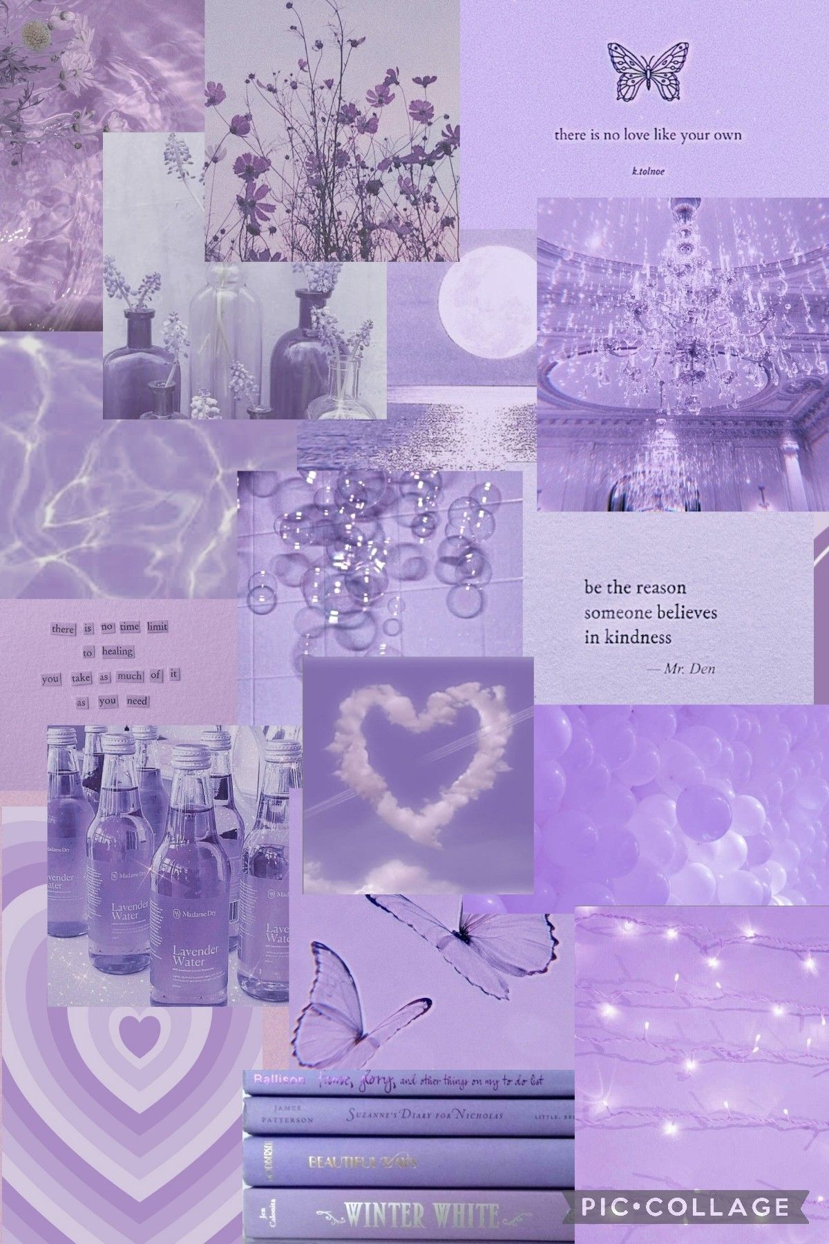 Lilac Wallpaper Collage