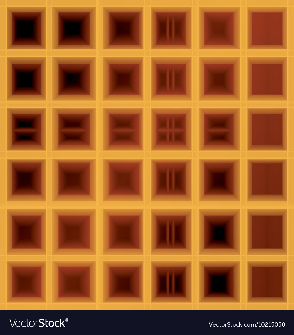 Square Waffle Background Royalty Vector Image