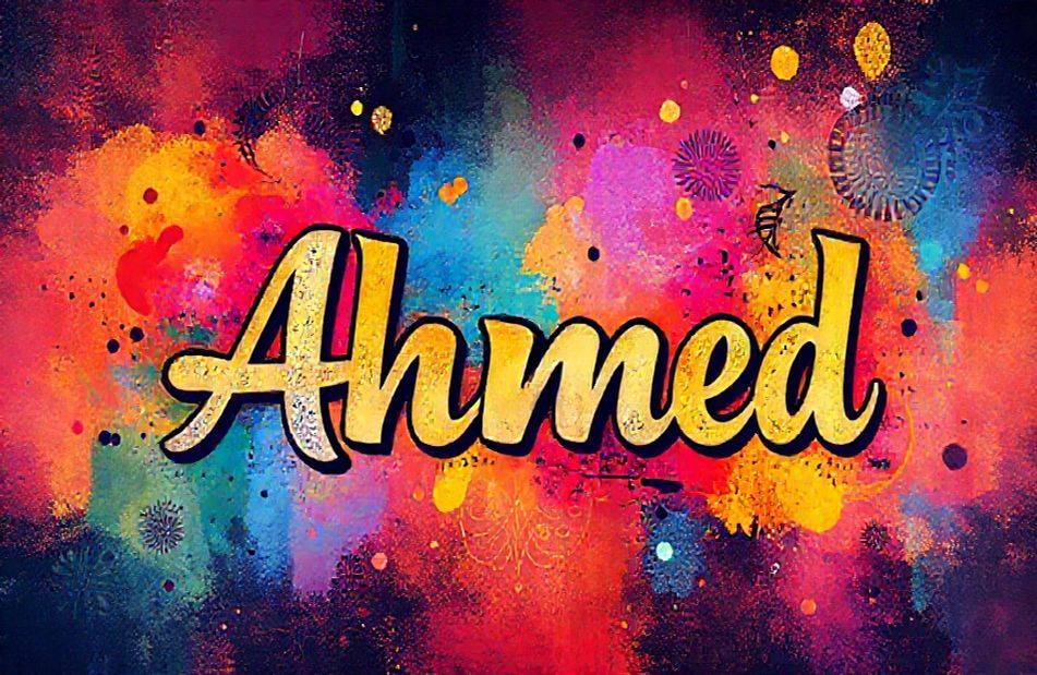 Ahmed Name Wallpaper