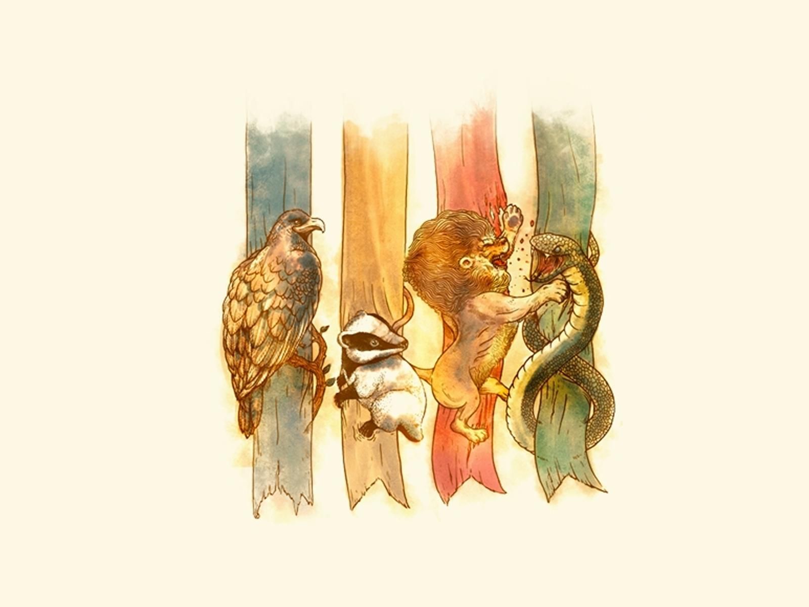 Hogwarts Houses Wallpaper