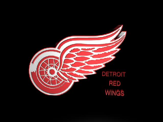 3d Red Wings Logo Image Graphic Code