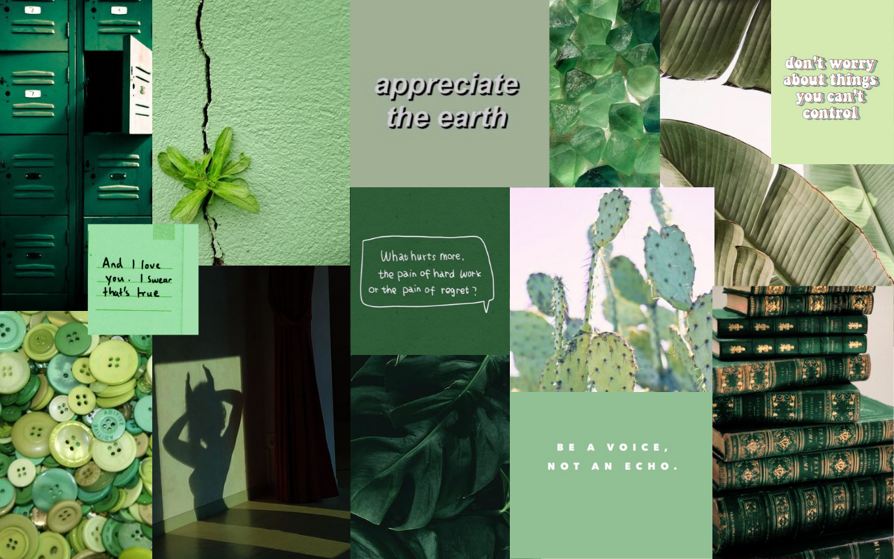 Wallpaper Green Aesthetic