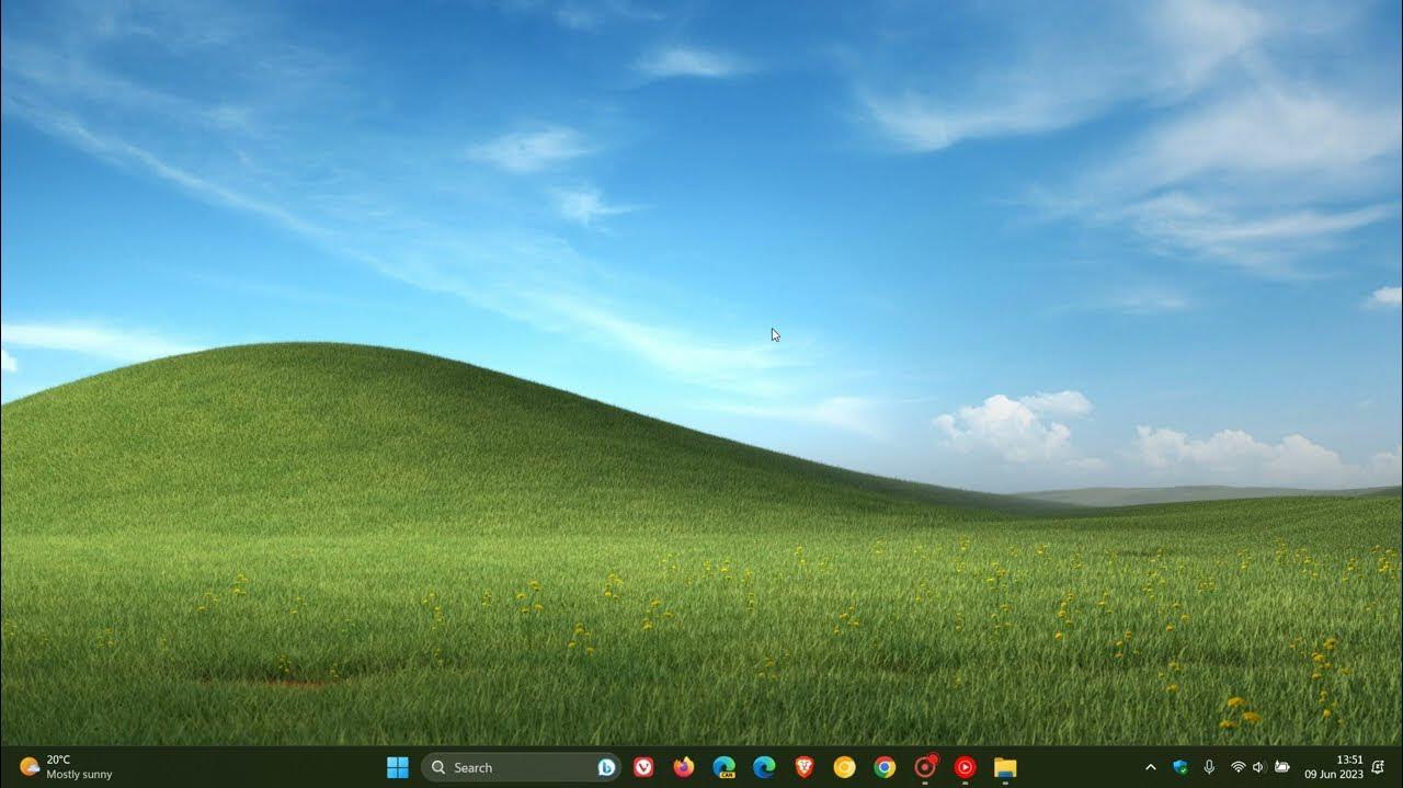 Microsoft S Modern 4k Version Of The Windows Xp Bliss