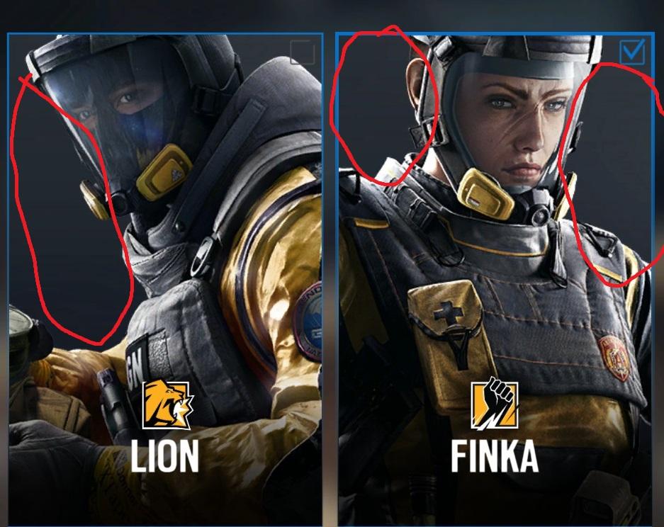 Lion And Finka Dont Have A Ctu Background On Photo Rainbow6tts