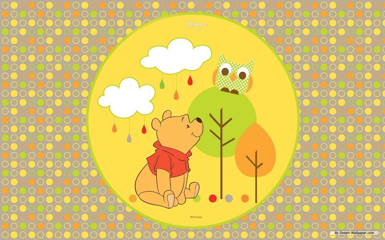 Pooh Bear And The Owl Wallpaper Background