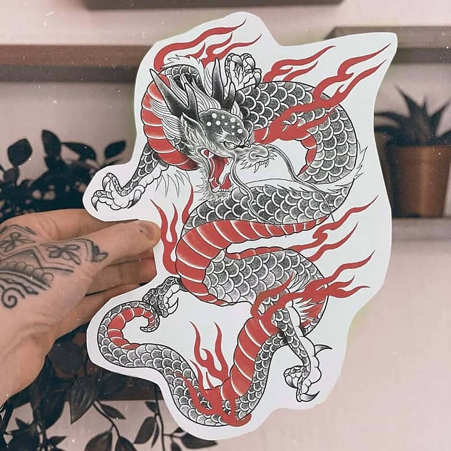 Top Japanese Dragon Tattoo Wallpaper Full HD 4k To Use