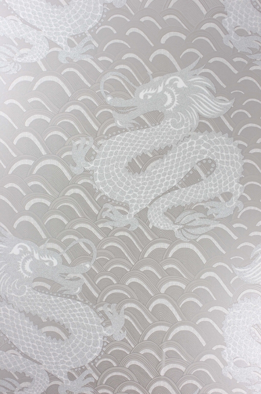Celestial Dragon Wallpaper An oriental inspired wallpaper designed by 534x805