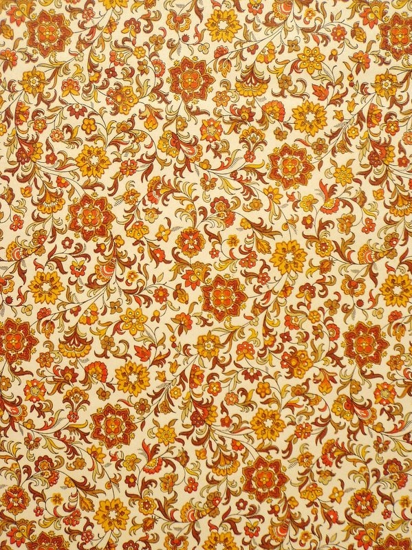 Wallpaper Baroque Floral Retro