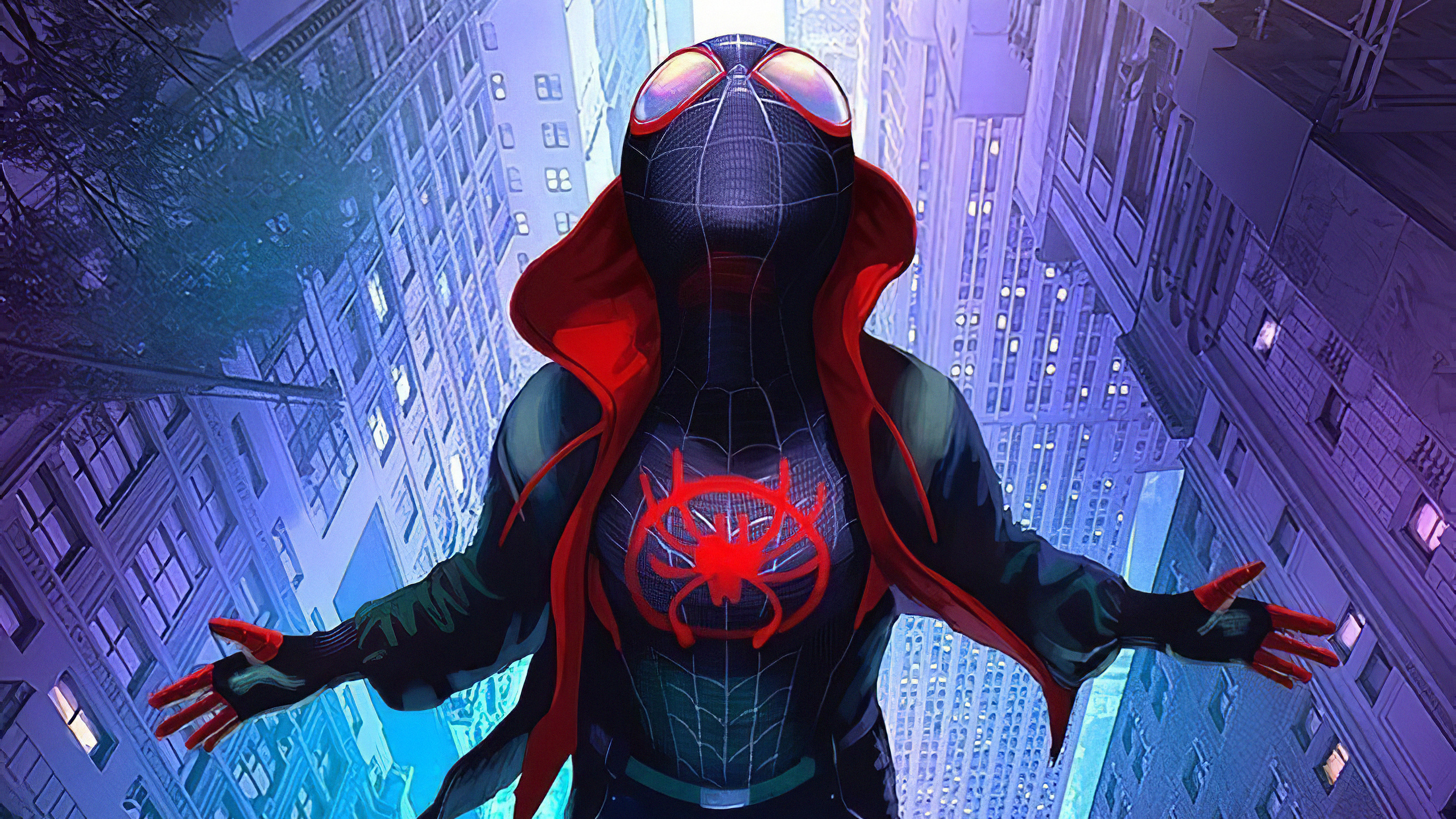Artwork Spiderman Miles Morales 1440p Resolution HD 4k Wallpaper