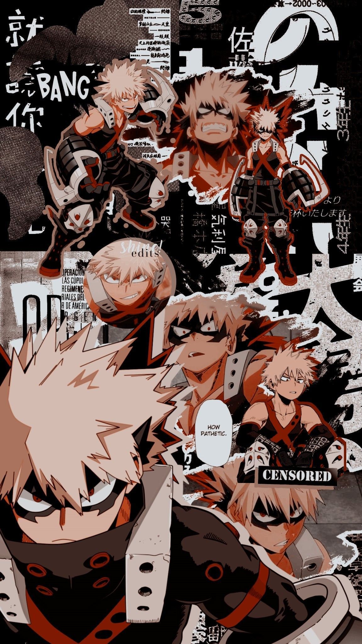 iPhone Bakugo Wallpaper
